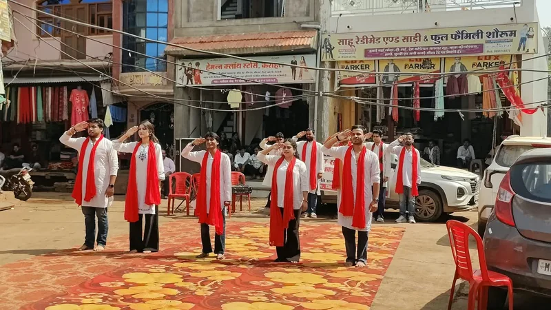 नमो सेवा- अनकही कहानियां पर कराहल में नुक्कड नाटक का मंचन